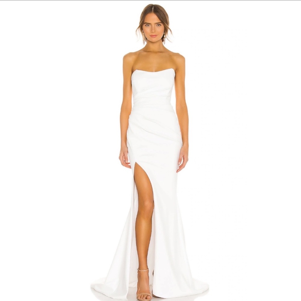 Katie May X NOEL AND JEAN Divinity Gown in Ivory - Strapless Wedding Dress